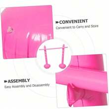 1 Set Jocuri Gonflabile Portabile pentru Adulți Limbo - Stâlp cu Design Jos, Distracție și Băț Limbo Potrivit pentru Vacanțe în Familie, Petreceri, Activități Interactive în Aer Liber și Divertisment pe Plajă, Recuzită de Jocuri în Aer Liber și în Interior