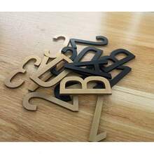 1 套 0-9 自粘彩色透明邮箱号码：酒店和办公室装饰门牌贴纸，金属饰面数字，耐用墙面装饰，适用于感恩节、万圣节、圣诞节房间装饰