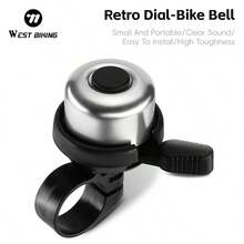 Timbre de bicicleta con sonido melódico fuerte, timbre de bicicleta clásico y mini para niños y adultos, bocina para bicicleta de carretera, montaña y scooter