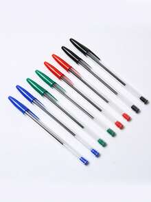 100 قلم حبر جاف بلاستيكي مقاوم للماء إبداعي للطلاب الذكور والإناث، للكتابة والملاحظات والتأشير والرسم، لوازم مكتبية، لعودة المدرسة - متعدد الألوان - مشاهدة 6