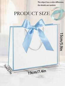 10 قطعة/5 قطع/1 قطعة - أكياس هدايا من الورق الكرافت بطراز المناظر الطبيعية، أكياس تسوق، أكياس تغليف مع مقابض، حقائب مزينة بفيونكة، حلوى أو حيلة، عيد الهالوين، أكياس ورقية بسعة كبيرة باللون الأبيض، عيد الهالوين، ، عيد الميلاد، رأس السنة، حفل زفاف، هدايا عيد الميلاد