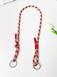 1pc Adjustable Nylon Minimalist Double Ring Strap Versatile Women Shoulder Strap For Tote Bag Y2K