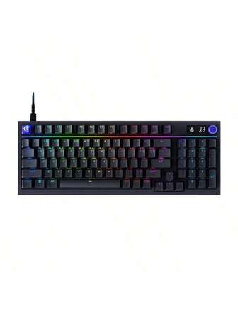 Logitech G316 x 유선 기계식 게임용 키보드, 8K 폴링 속도, 낮은 지연 시간, 간편한 사용자 지정, 모든 키와 스위치 핫스왑 가능, RGB 조명 효과, 98키 레이아웃, G Hub 소프트웨어를 통한 사용자 지정 설정, 블랙 - L-스위치