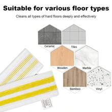 3pcs Replacement Microfiber Steam Mop Pads Suitable For Karcher SC2, SC3, SC4, SC5 Models, Washable And Reusable Steam Mop Replacement Covers - Multicolor - View 5