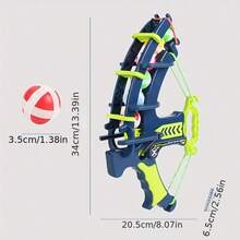 6pcs Sticky Ball Archery Dart Board Set, Sticky Ball Target Shooting Suction Cup Ball, Ideal Birthday Gift - Multicolor - View 6