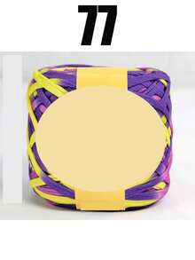 1/3 件 T 恤纱线,机织面料针织纱线,用于钩编和编织包、靠垫、玩偶、手工艺品钩编项目 - 彩色 - 查看 97