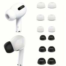 3 Pairs Of Cotton Replacement Ear Tips Compatible With AirPods Pro 1st/2nd Generation, Multi-Size, Skin-Friendly - Multicolor - View 2