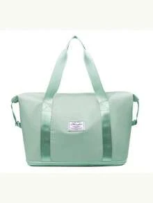 新款可折叠运动健身包批发，干湿分离旅行包，大容量学生手提包，可扩展旅行行李包，带多个口袋，适合男士/女士，适合行李箱手柄 - 彩色 - 查看 4