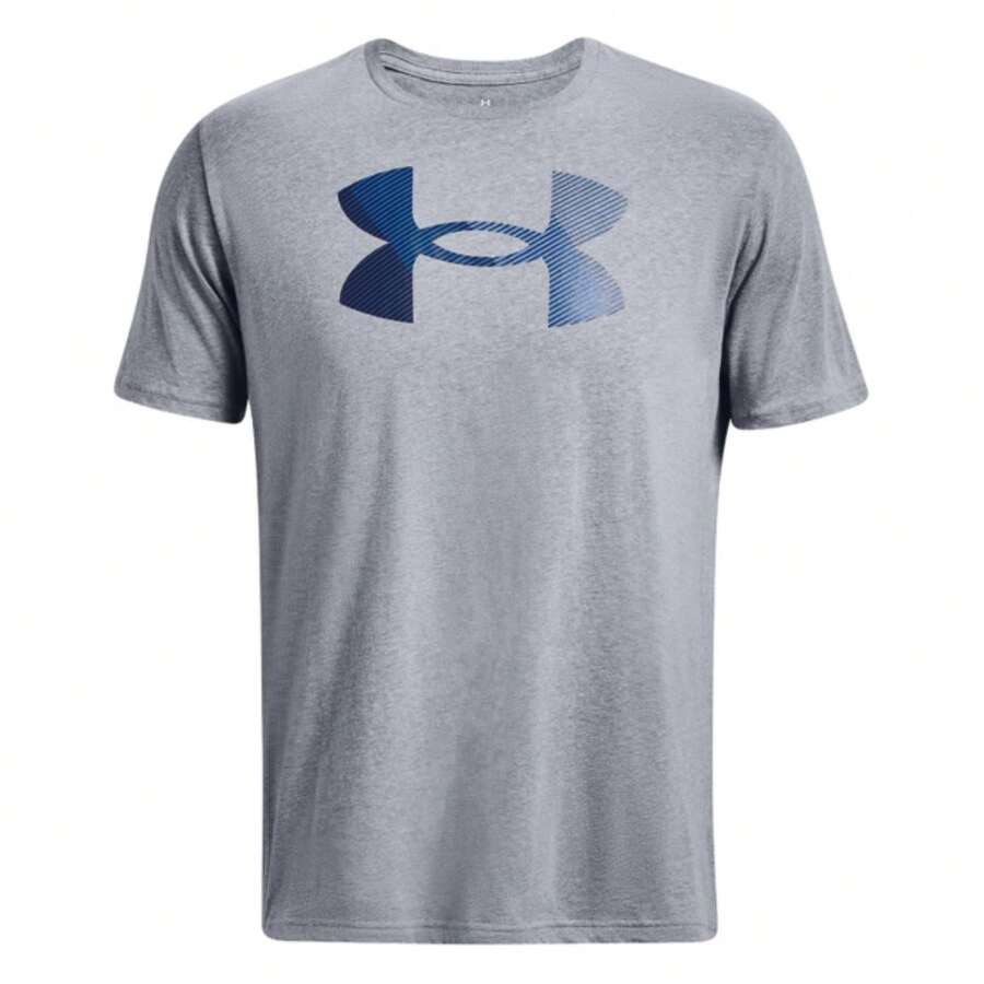 Under Armour Men's Sports T-Shirts Grey - Gray//BLU - View 1