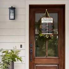 2D Vintage Wooden Sign - "How To Stay Positive In Negative Situations" - Interesting Wall Decor With 8 Questions, Suitable For Bar, Cafe, Restaurant, Billiard Room - Wooden Material, 2D, Great For Room Decoration - Multicolor - View 4