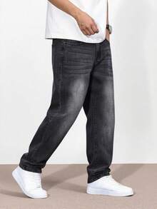 Black Casual Jeans For Teen Boys - Black - View 4
