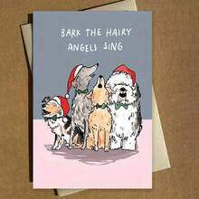 Unique Cartoon-Themed Christmas Greeting Card For Friends & Family - Ideal Holiday Gift
