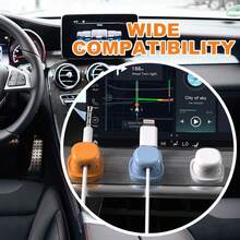 4PCS Cord Organizer Holder, Strong Adhesive Desk Cable Management Magnetic Easy Open,Organize Phone Charging Cords Wire Holder Organizer Neatly For Home,Office,Car,Desk,Nightstand(Say Goodbye To Messy Data Cables) For Office, Dorm And Home Use Cable Organizer Charger Accessories - 彩色 - 查看 9