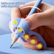 قبضة القلم هي منتج تعليمي خاص للمبتدئين لكتابة باليد، والتي يمكن أن تحسن مهارات الكتابة اليدوية وتكون مريحة وقابلة للتعديل