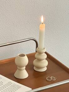 Ästhetischer gotischer Kerzenhalter, vintage bronzefarbenes Blumenmuster, minimalistischer antiker Dekor für Thanksgiving & Weihnachten, Raumdekoration, Geschenke