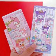 Sanrio 180 件/包自粘便签套装，各种可爱的便签，用于提醒和待办事项清单 - 彩色 - 查看 12
