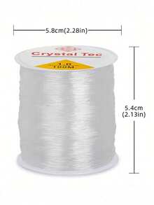 1 卷 100 米 DIY 编织工艺绳，适用于制作珠宝、手链、吊坠、挂件 - 杏色 - 查看 10