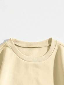 Bows And Soda Cans  Print Women's Sweatshirt, Round Neck Casual Sweatshirt, Suitable For Winter And Autumn, Women's Tops - 杏色 - 查看 6