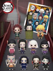 Aniplex 1个官方授权的神秘盲盒可爱3D动漫人物钥匙扣毛绒玩偶，包含灶门炭治郎、我妻善逸、嘴平伊之助、炼狱杏寿郎等角色，随机盲盒，适合作为桌面或家居装饰钥匙扣，是送给朋友、男友或动漫迷的完美礼物。 - MN-74550 - 查看 1