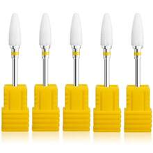 Bộ 5 hoặc 10 dụng cụ cắt gốm, mũi khoan móng, dụng cụ mài móng gel, dụng cụ loại bỏ lớp biểu bì, bộ giũa móng điện, phụ kiện - Nhiều màu - Xem 19