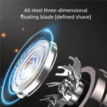 OBOVAY 300mAh Portable Electric Shaver With LED Power Display, Easy Cleaning, USB Charging, IP66 Waterproof & Dustproof - Perfect Christmas & Valentine's Day Gift