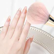 Nail Brush, Nail Art Nagelstaubbürste, Maniküre-Werkzeug Zum Entfernen Des Salons DIY Werkzeuge Manuelle Reinigung Mode Gel Zubehör Material Staub Rosa Kopf Rouge Pinsel Puder