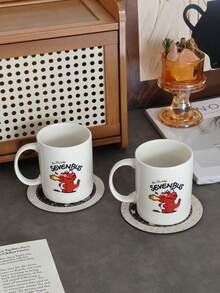 1 pieza Taza de cerámica con diseño de dragón, de alta calidad, digna de , taza para beber en el hogar, oficina, café, taza de cerámica única