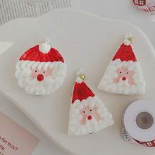 1pc Santa Claus Scented Candle Candle Handmade Christmas Souvenir Cake Shape Scented Candle, Suitable For Christmas Gifts For Friends, Scented Candles