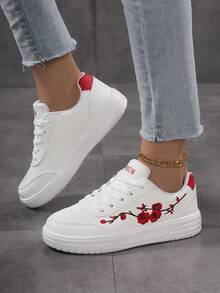 Damen Lässig Outdoor Weiche Sohle Rutschfeste Mode Vielseitige Flache Laufschuhe