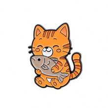 Cat Enamel Pin Lapel Pins Badges On Backpack Women's Brooch Clothes Gift Jewelry Fashion Accessories - ZH1220-2 - View 6