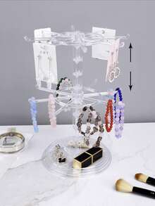 Keychain Holder Rack, Small Pendant Display Rack, Storage Rack, Rotating Rack - 2 layers of rotation - View 22