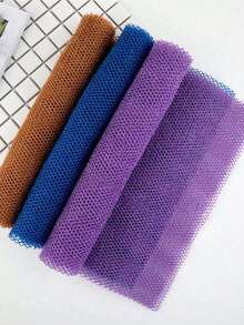 1/3/5个非洲去角质网状沐浴海绵，尼龙浴巾，用于日常肌肤柔滑和去角质的浴巾，网状沐浴球，2/10个去角质沐浴巾，清洁泡沫沐浴球，深度清洁沐浴球，圣诞节，圣诞装饰，圣诞礼物。 - 彩色 - 查看 6