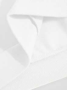 Herbst und Winter Neuankömmling, Fleece verstärkter Rundhals Langarm Top mit Hai Muster Kinder Hoodie, geeignet für Outdoor-Sportbekleidung, passend für Jungen und Mädchen - Weiss - Übersicht 6