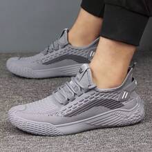 Zapatos para Hombre Nuevos Slip-On Suela Delgada Suave Transpirable Malla Zapatos de Papá Zapatos Deportivos Casuales Zapatos para Correr Dropshipping - SA9816-Beige - Ver 5