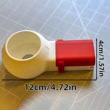 1pc Rotating Nozzle Drill Bit Dust Box - Collection Design, No Power Require, Compatible With Drill Bits And Accessories, Building Tool Accessories, Ergonomic Desin, Functional Design, Suitable For Drilling, Sandin, And Grindin, Home Furnish Project, Flexible Drill Bit Holder, Drill Attachments And Accessories