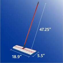 Hardwood Floor 'N More 3-Action Microfiber Mop - Blue and White - View 3
