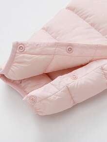 mini bala Baby 3-In-1 Down Romper Soft Warm Water-Resistant Cozy Winter Outerwear