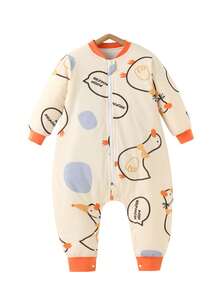 2.5 Tog 婴儿卡通分腿舒适睡袋男童女童儿童加厚保暖睡袋秋冬季