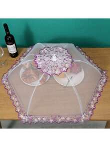 1/2/3件装食物罩，可折叠餐桌食物罩，防尘防蝇家用蔬菜罩伞，多边形防蚊厨房罩