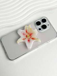 1 件时尚 2D 花卉手机支架防滑环，通用亚克力防滑支架，适合外出，解放双手，方便单手使用，兼容 、Android 手机，生日、家人、朋友的礼物，推拉式手机握把手机支架手机配件 - 彩色 - 查看 6