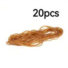 20/30/40/50 件耐用且有弹性的橡皮筋，适用于办公室、学校和家庭组织 - 非常适合固定垃圾桶、活页夹、文件（7.87 英寸 * 0.0551 英寸）