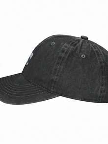 Clash Royale (19) Retro Denim Cowboy Hat, Classic Shape With Adjustable Strap For All - Day Comfort - màu đen - Xem 3
