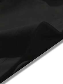 Men's Printed-Shirt - Bold Geometric Letters, Breathable Comfortable Fit, Washable Casual Short Sleeve Top, Casual Wear, Modern Casual Clothing, Medium Elastic Fabric - màu đen - Xem 4