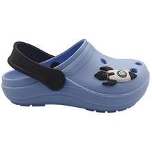 Children's Slippers For Boys And Girls With 3D Capybara Designs - Cohete azul claro - Ver 3