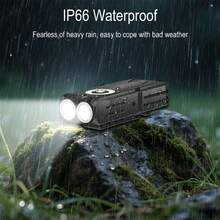 1pc Bright Keychain Flashlight, Mini Rechargeable EDC Emergency Light, Portable Multi-Color Light Source With Clip - Black - View 11