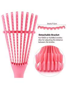 Escova Definidora de Cachos para Cabelos Cacheados - Escova de Estilo Aprimorada com Design Flexível e Único para Modelar Cachos, Pente Desembaraçador Anti-Puxão para Homens e Mulheres, Ideal para Salão, Viagem e Cuidados Diários com os Cabelos