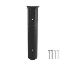 Soporte para caña de pescar, portátil, ligero, giratorio, duradero, soporte de montaje de tubo, estante de enchufe, accesorios para barcos, aparejos de pesca - Negro - Ver 2