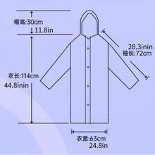 1 قطعة معطف مطر خفيف الوزن للتخييم والرحلات البرية، معطف مطر مُسمك، دافئ ومقاوم للرياح، مناسب للتسلق والتخييم والعمل والسيناريوهات الممطرة والدراجات في فصلي الخريف والشتاء