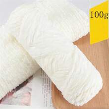 Polyester Chenille Yarn 1-Pack, 100g Each, Chunky Crochet Knitting Yarn In Assorted Colors For Crafts, Hats, Blankets, Scarves - Soft And Thick Wool Yarn For Beginner And Adult Crochet Projects