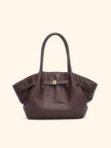 JW 中号女士时尚单肩包、斜挎包、多功能特别版、优雅耐用大容量饺子/蛤壳托特包